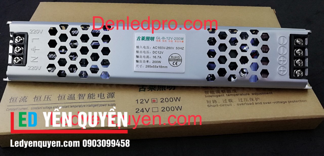 Nguồn GUILAI chính hãng 12v/200w