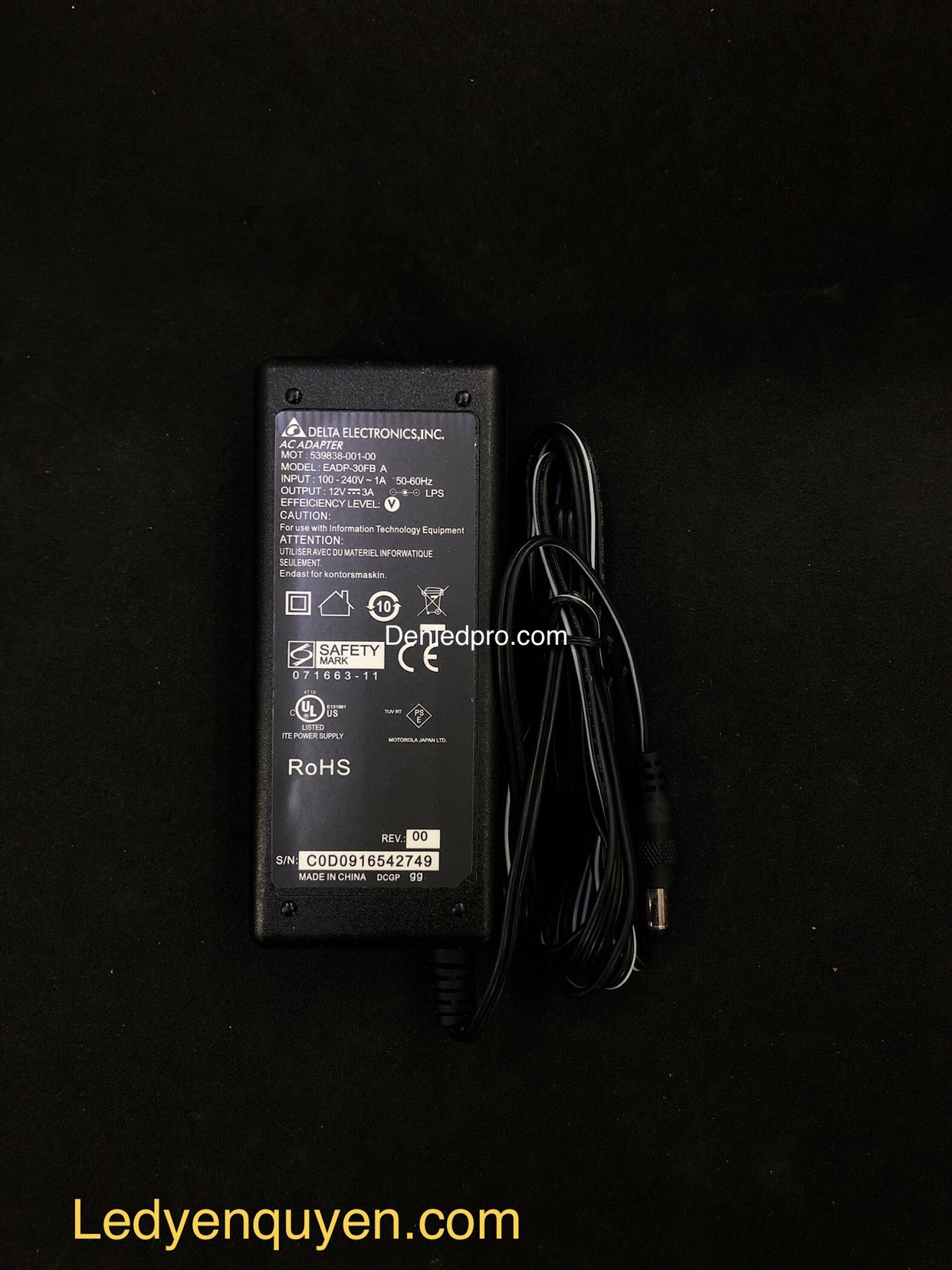 Nguồn Delta 12v / 3a 
