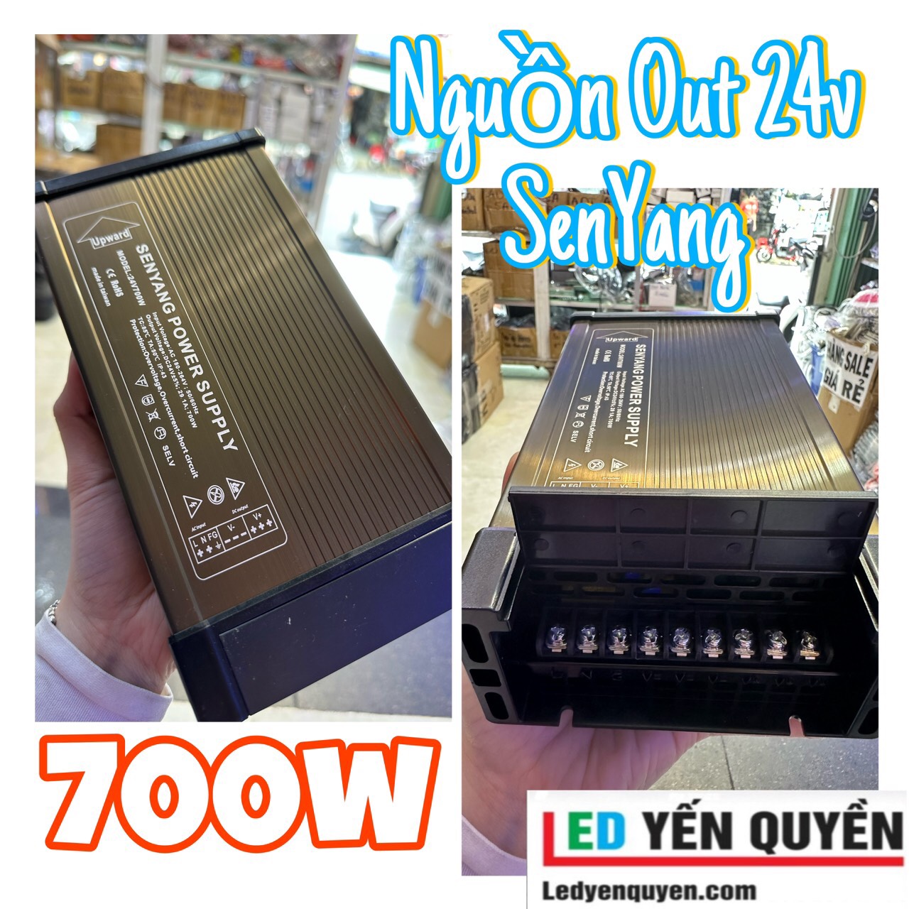 Nguồn 24V700W Ngoài Trời