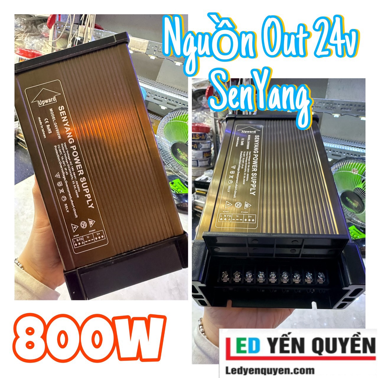 Nguồn 24V800W Ngoài Trời