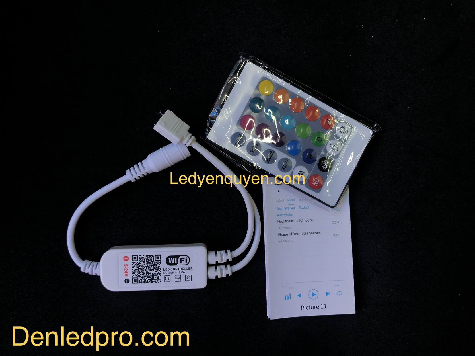 Bo Điều Khiển RGB WiFi 5V - 24V DC 