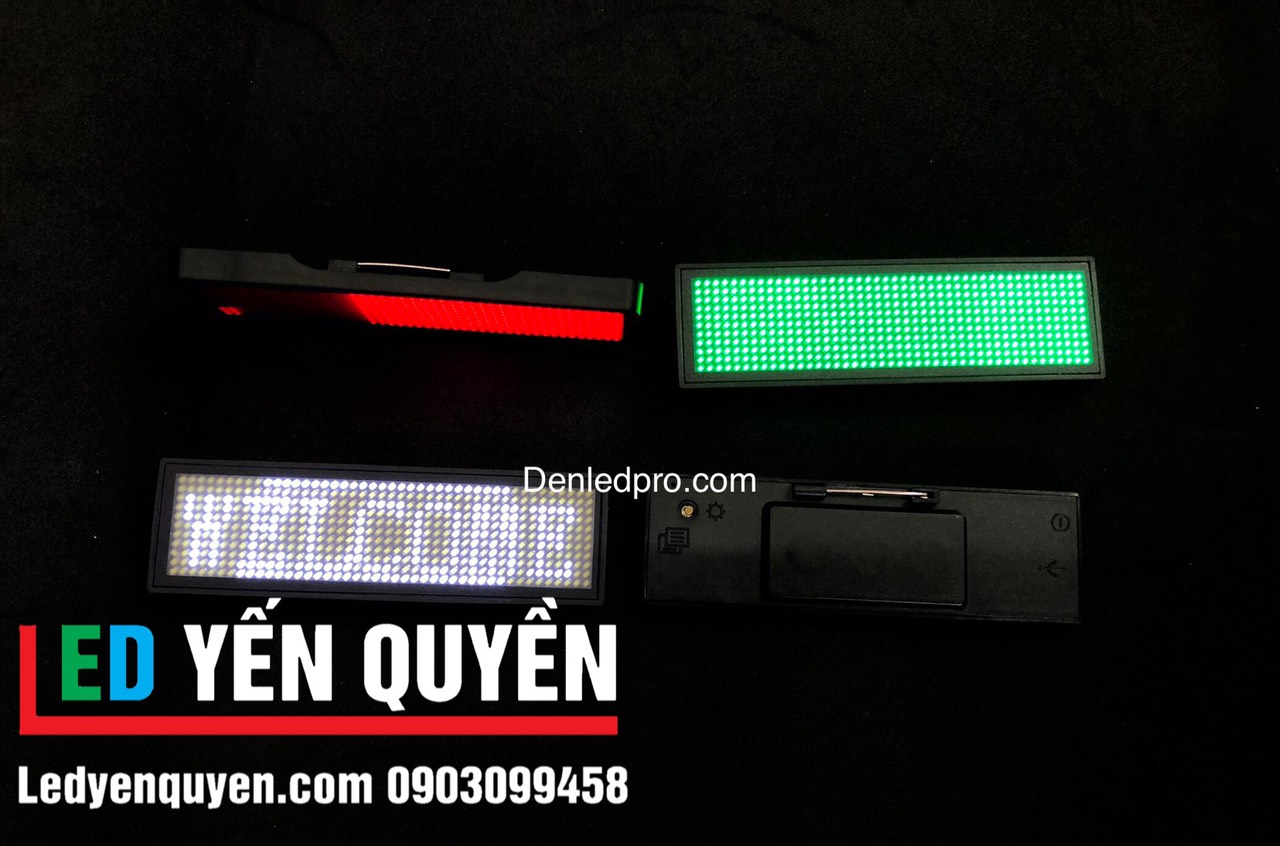 LED Bảng Tên White