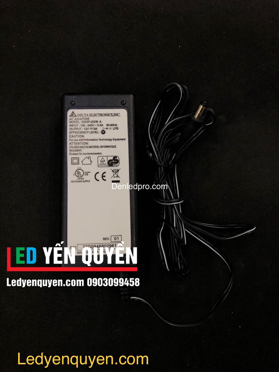Nguồn Delta 12v / 5a 