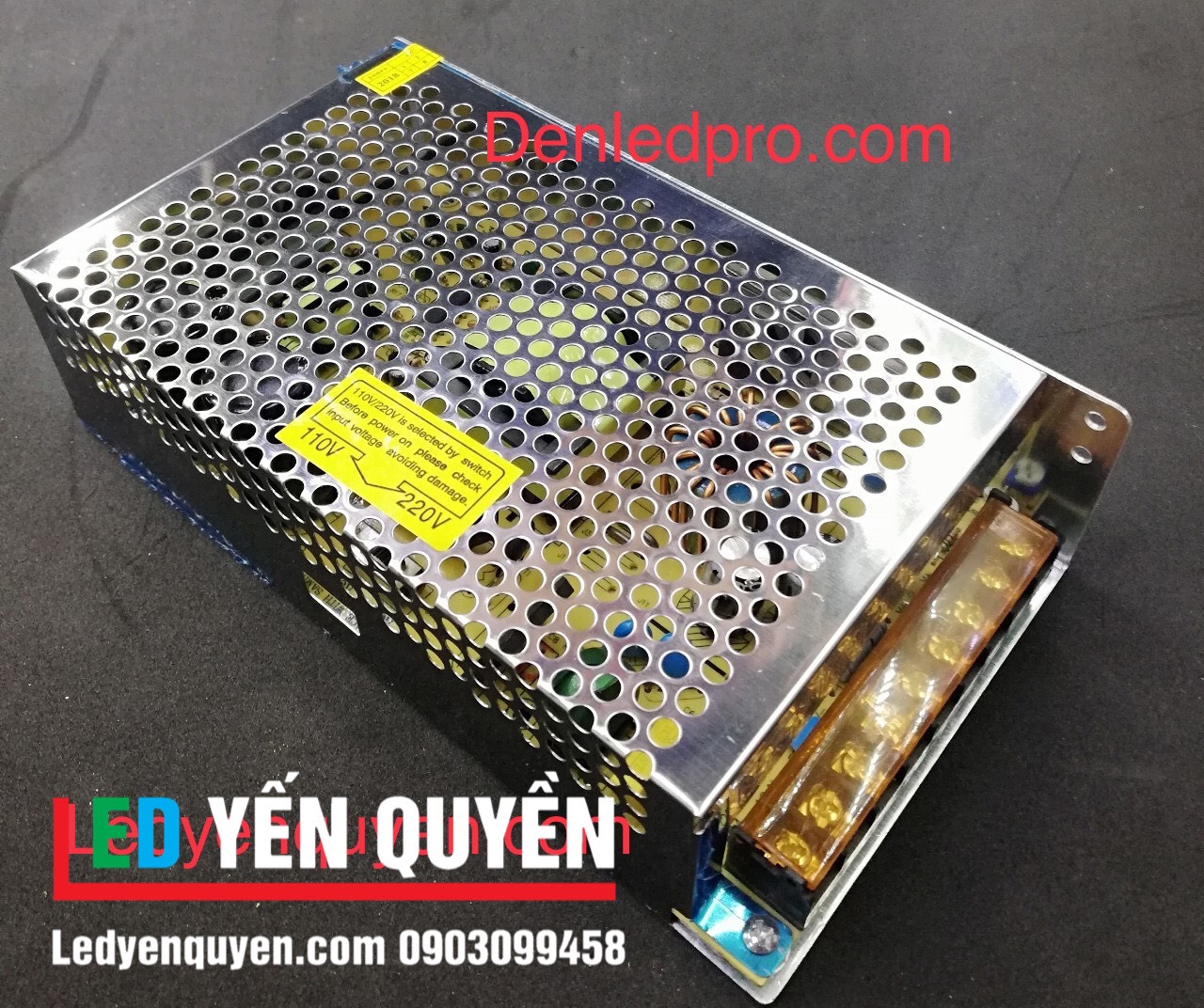 Nguồn tổ ong led 12v/20A Không Quạt 