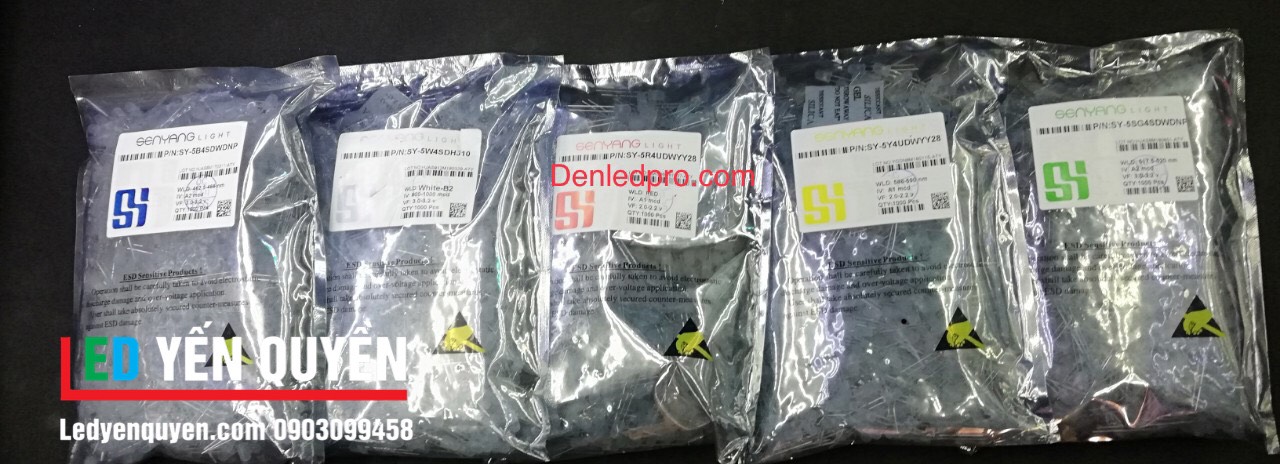 LED 5ly Đục Senyang Vàng 